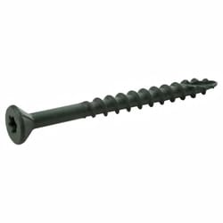 Grip-Rite PrimeGuard Plus No. 9 wire X 3 in. L Green Star Bugle Head Deck Screws 1 lb 73 pk