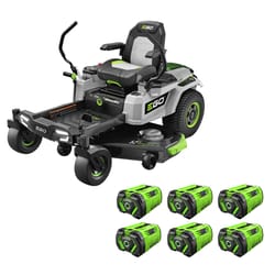 EGO Power+ Z6 ZT5207L 52 in. 0 cc 56 V Battery Zero Turn Riding Mower Kit (Battery & Charger) W/ SIX 12.0 AH BATTERIES