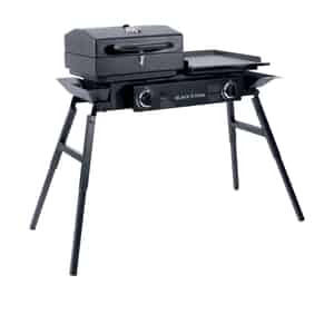 Blackstone  Tailgater Combo  2 burners Propane  Grill  Black  35000 BTU 