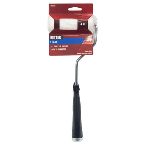 4 inch Mini Paint Roller Handle with 2 Refills Cover Soft 1/2