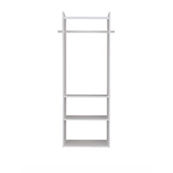 Easy Track 72 in. H X 25.1 in. W X 14 in. L Wood Laminate Hanging Tower Closet Kit