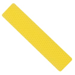 Hillman 1 in. W X 6 in. L Yellow Reflective Safety Tape 1 pk Hillman 1 in. W X 6 in. L Yellow Reflective Safety Tape 1 pk