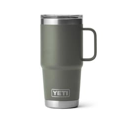 YETI Rambler 20 oz Camp Green BPA Free Travel Mug