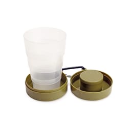 Kikkerland 6.3 fl. oz. Clear BPA Free Collapsible Tumbler