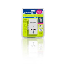 Travel Smart Type A For Worldwide Adapter Plug w/USB Port