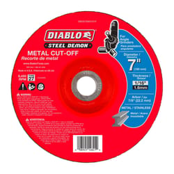 Diablo 7 in. D X 7/8 in. Steel Metal Cut-Off Disc 1 pc