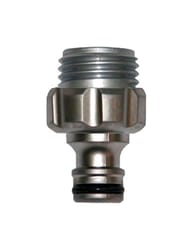 Gardena 5/8 & 1/2 in. Metal Threaded Male Hose Accessory Connector