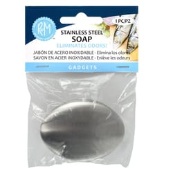 R&M International Corp International Silver Stainless Steel Soap Bar