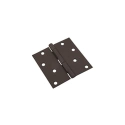 National Hardware 4 in. L Black Door Hinge 1 pk