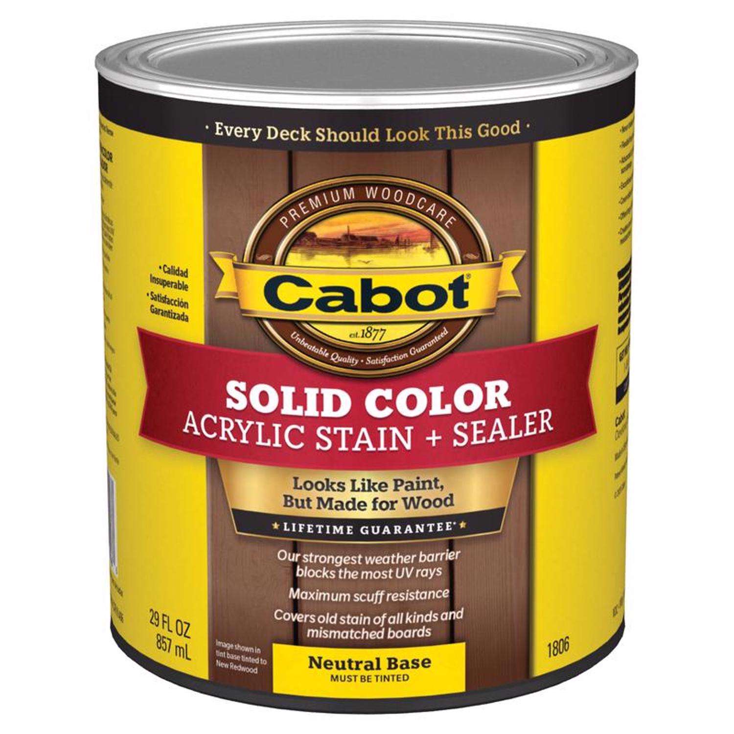 Sơn Lót Màu Cabot Solid Color Acrylic: Với sơn lót màu Cabot Solid Color Acrylic, bạn sẽ luôn tự tin về sự đẹp và bền bỉ của công trình sơn. Với công nghệ chống thấm nước cực tốt, sơn lót này sẽ giúp duy trì màu sắc và độ bền trong nhiều năm. Bạn có muốn khám phá thêm về sản phẩm này? Hãy xem hình ảnh liên quan đến từ khóa này.