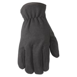 Wells Lamont Men's Cold Weather Jersey Work Gloves Gray L 2 pk