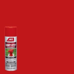 Ace Rust Stop Gloss Safety Red Protective Enamel Spray Paint 15 oz