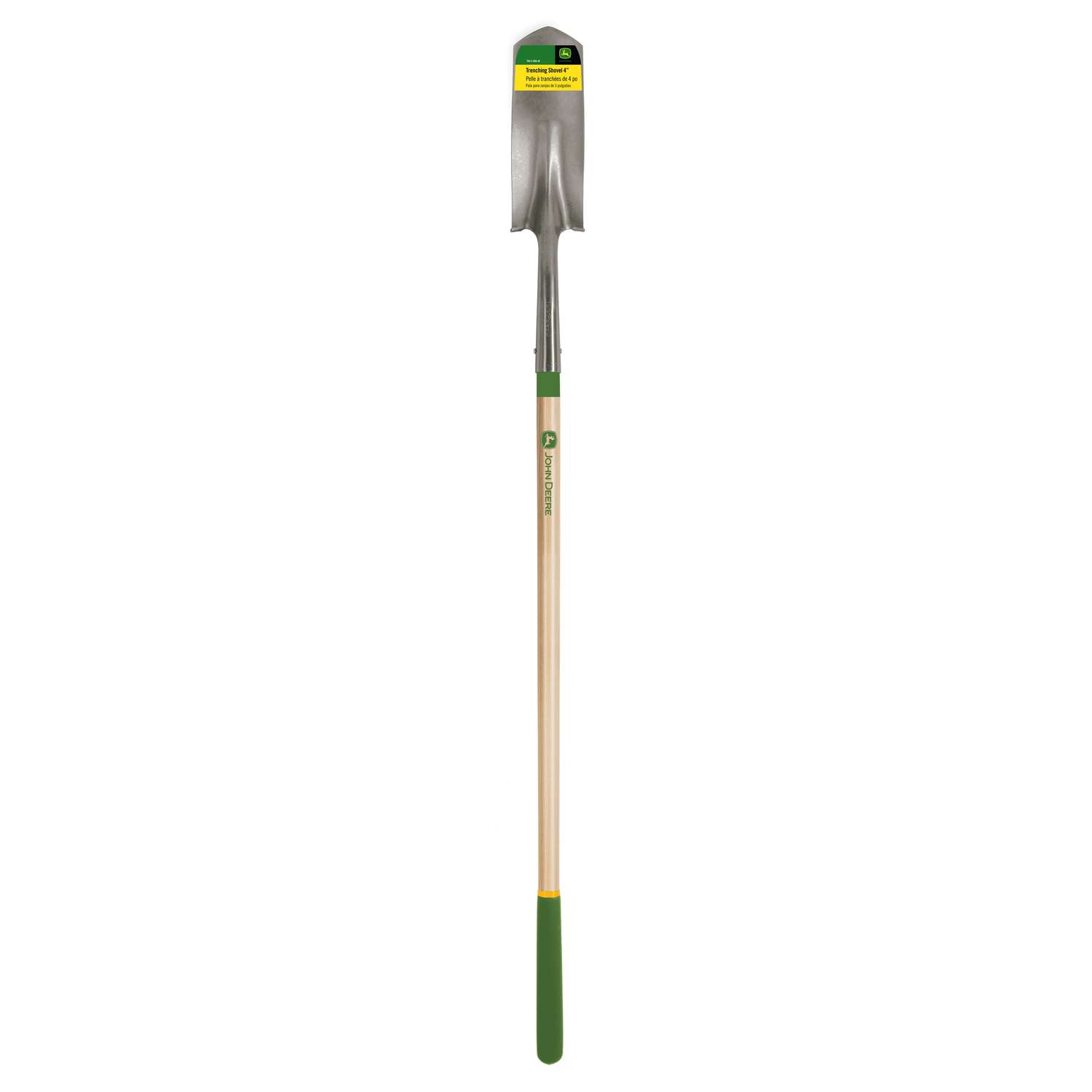 John Deere 58.5 in. Steel Trenching Shovel Wood Handle Ace Hardware