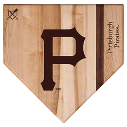 Baseball BBQ 17 in. L X 17 in. W X 0.8 in. Maple MLB Pittsburgh Pirates Cutting Board