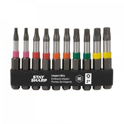 Stay Sharp Torx 2 in. L Industrial Bit Clip S2 Tool Steel 10 pc