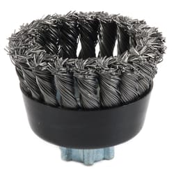 Forney 3 in. D X 5/8 in. Coarse Steel Cup Brush 15000 rpm 1 pc