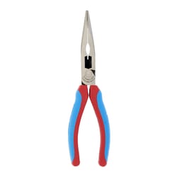 Channellock 8 in. Carbon Steel Long Nose Pliers/Cutter
