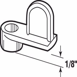 Prime-Line Mill White Aluminum Screen Clip For 1/8 12 pk