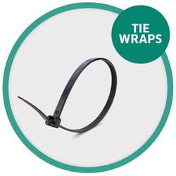 Coolaroo Polyethylene Tie Wraps 0.25 ft. H X 0.25 in. W X 0.4 ft. L