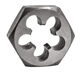 Century Drill & Tool Carbon Steel SAE Hexagon Die 7/8-9 NC 1 pc