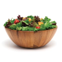 Lipper International 12 oz Acacia Wood Flair Bowl Bowl 1 pk