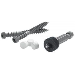 FastenMaster Cortex No. 9 X 2 in. L Star Square Head Coarse Trim Screws with Plugs