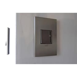 Legrand Adorne Gray 450 W Paddle Dimmer Switch 1 pk