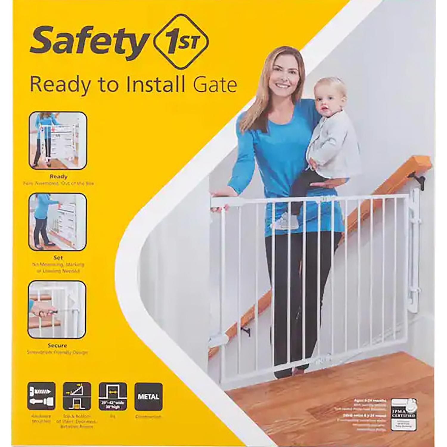 Baby Gate SAFETY 1ST LIFT LOCK SWING DUALMODE GATE WHITE Gates