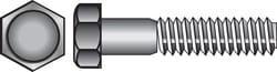 HILLMAN 3/8 in. D X 3 in. L Hot Dipped Galvanized Steel Hex Bolt 50 pk