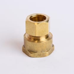 ATC 5/8 in. Compression X 3/4 in. D FPT Brass Coupling