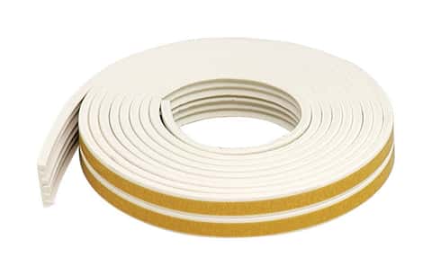 M-D White Foam Weather Stripping Tape For Doors and Windows 17 ft. L X 3/16  in. - Ace Hardware