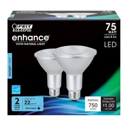Feit Enhance PAR30 E26 (Medium) LED Bulb Daylight 75 Watt Equivalence 2 pk
