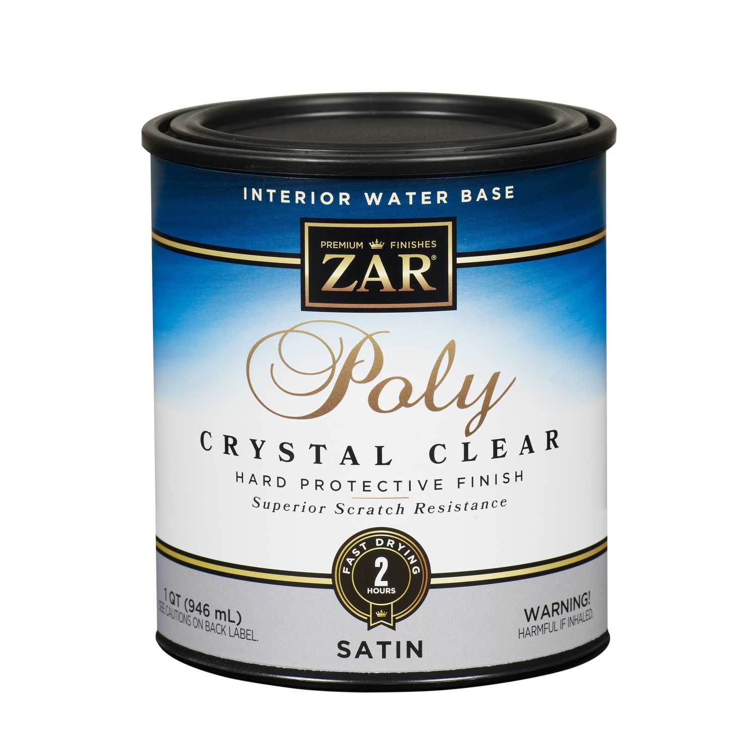 Aqua ZAR Satin Clear Water-Based Polyurethane 1 qt. - Ace Hardware