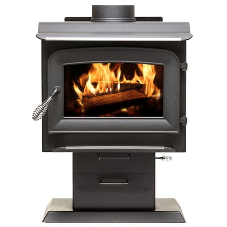 US Stove Ashley EPA Certified 1200 sq ft Pedestal Wood Burning Stove - Ace  Hardware