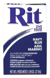 Rit 1.13 oz Navy Blue For Fabric Dye