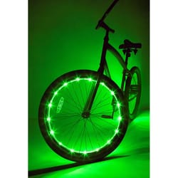 Brightz Wheel Brightz Green LED Bike Accessory ABS Plastics 1 pk