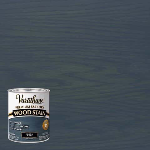 Varathane 1 Qt. Worn Navy Premium Fast Dry Interior Wood Stain (2-Pack)