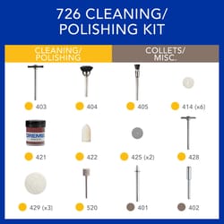 Dremel Cleaning And Polishing Moto Tool Kit 20 pc