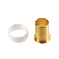 JMF Company 5/8 in. Compression Brass Insert and Sleeve