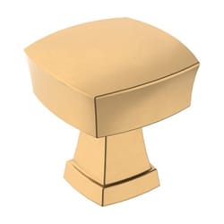 Amerock Stature Square Cabinet Knob 1-1/4 in. Champagne Bronze 1 pk