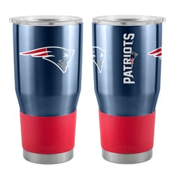 Boelter Brands Ultra 30 oz NFL Patriots Navy BPA Free Tumbler with Lid