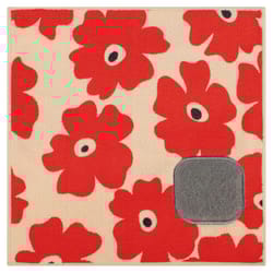 Mu Kitchen Mu Cloth Red Microfiber Poppies Dish Cloth 1 pk