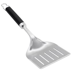 Weber Precision Stainless Steel Black/Silver Grill Spatula 1 pc