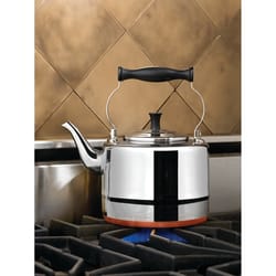 BonJour Silver Stainless Steel 2 qt Tea Kettle