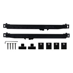 National Hardware Matte Black Plastic Soft Close Kit 1 pc