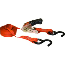 Keeper 1 in. W X 13 ft. L Orange Tie Down w/Ratchet 400 lb 1 pk