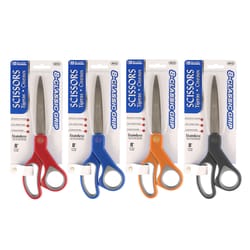 Bazic Products Stainless Steel Soft Grip Scissors 1 pc