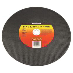 Forney 14 in. D X 1 in. Aluminum Oxide Metal Cutting Wheel 1 pc