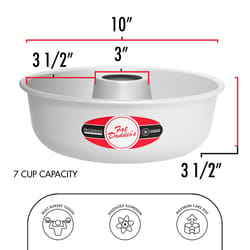 Fat Daddio's ProSeries 11 in. Round Tube Pan Silver 1 pc