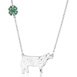 Montana Silversmiths Women's 4H Steer Showman Necklace